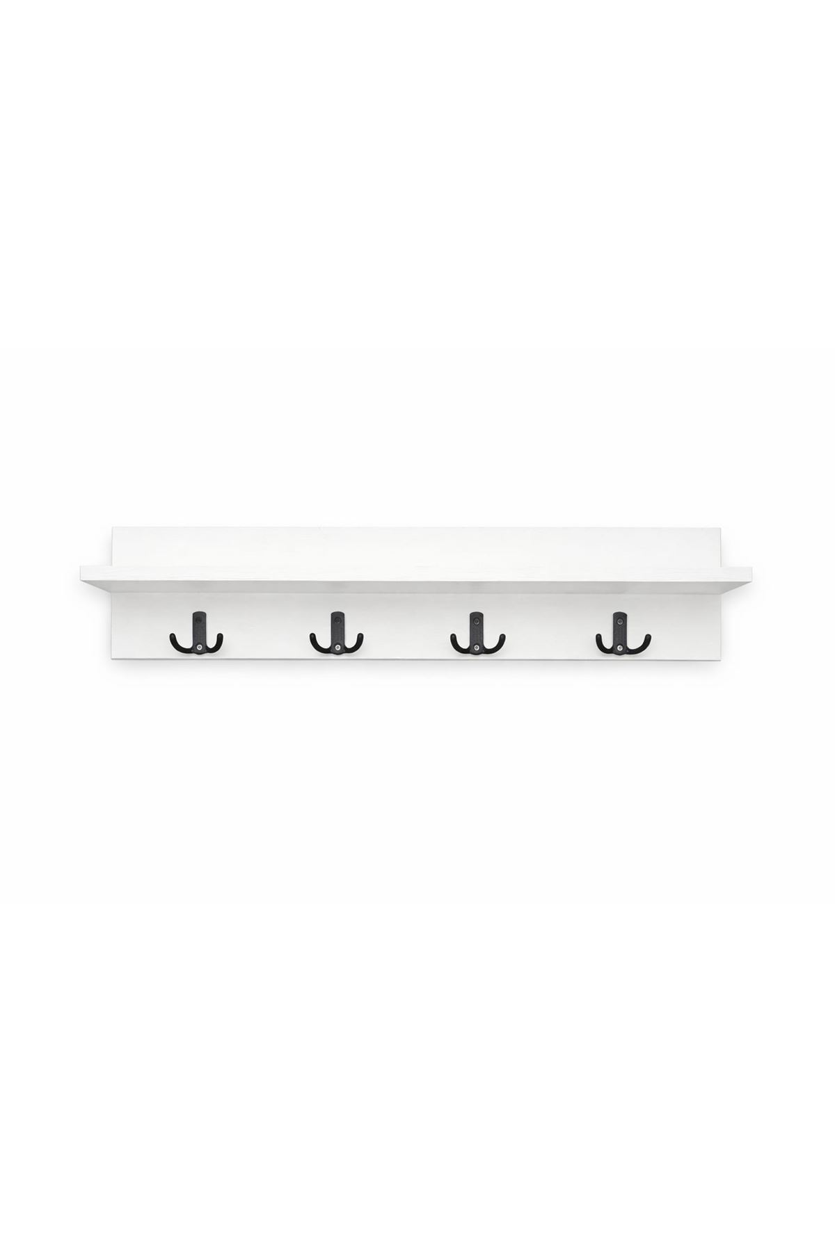 Portmanto Duvar Askılığı Elbise Askılığı  (BEYAZ) 40x15