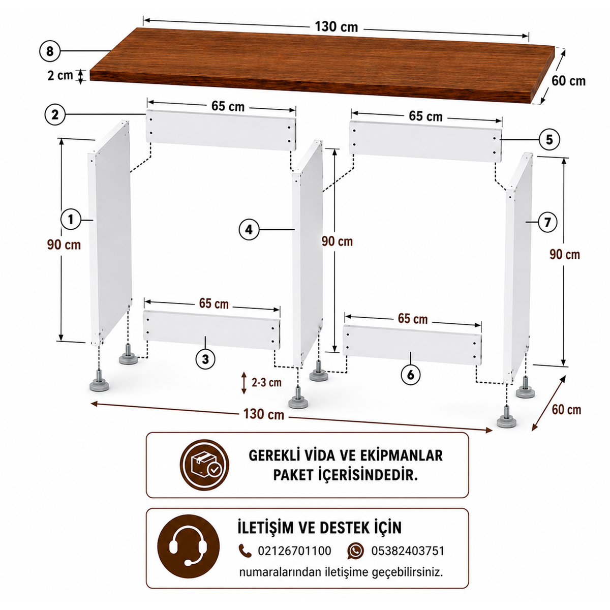 %100 MDF Çamaşır ve Kurutma Makinesi Dolabı – İkili Makine Ünitesi ATLANTİK ÇAM 