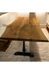 CAFE MASA Ahşap Kütük Masa DAMLA AYAK 160x80