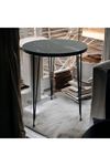 Zigon Sehpa Metal Tel Ayak -Orta Sehpa ( SİYAH MERMER )