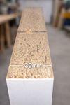 30mm Tekli Uçan Duvar Rafı Set Gizli Raf- Beyaz - 15x30