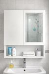 İki Kapaklı Aynalı Banyo Dolabı