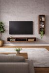 Dekoratif Duvar Rafı - Tv Ünitesi 2 Parçalı Barok 150x90