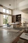 Oval Salon Yemek Masası Mantar Tek Ayak 160x90 -Beyaz