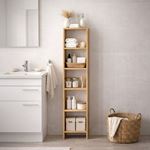 6 Raflı Dekoratif Kitaplık ATLANTIK ÇAM  Kitaplık Ofis Kitaplığı Dolap Kitap Rafı