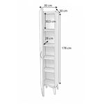 MUTFAK - BANYO ÇOK AMAÇLI DOLAP 5 RAFLI180CM