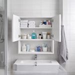 İki Kapaklı Aynalı Banyo Dolabı