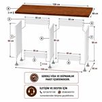 %100 MDF Çamaşır ve Kurutma Makinesi Dolabı – İkili Makine Ünitesi BEYAZ